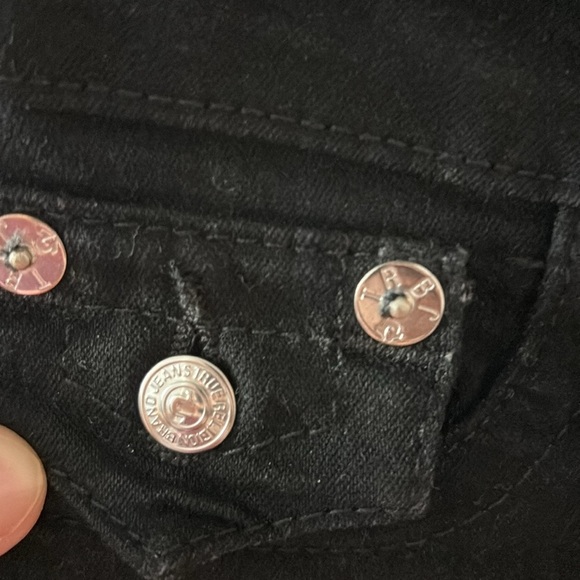 True religion black denim skinny jeans - Picture 2 of 4